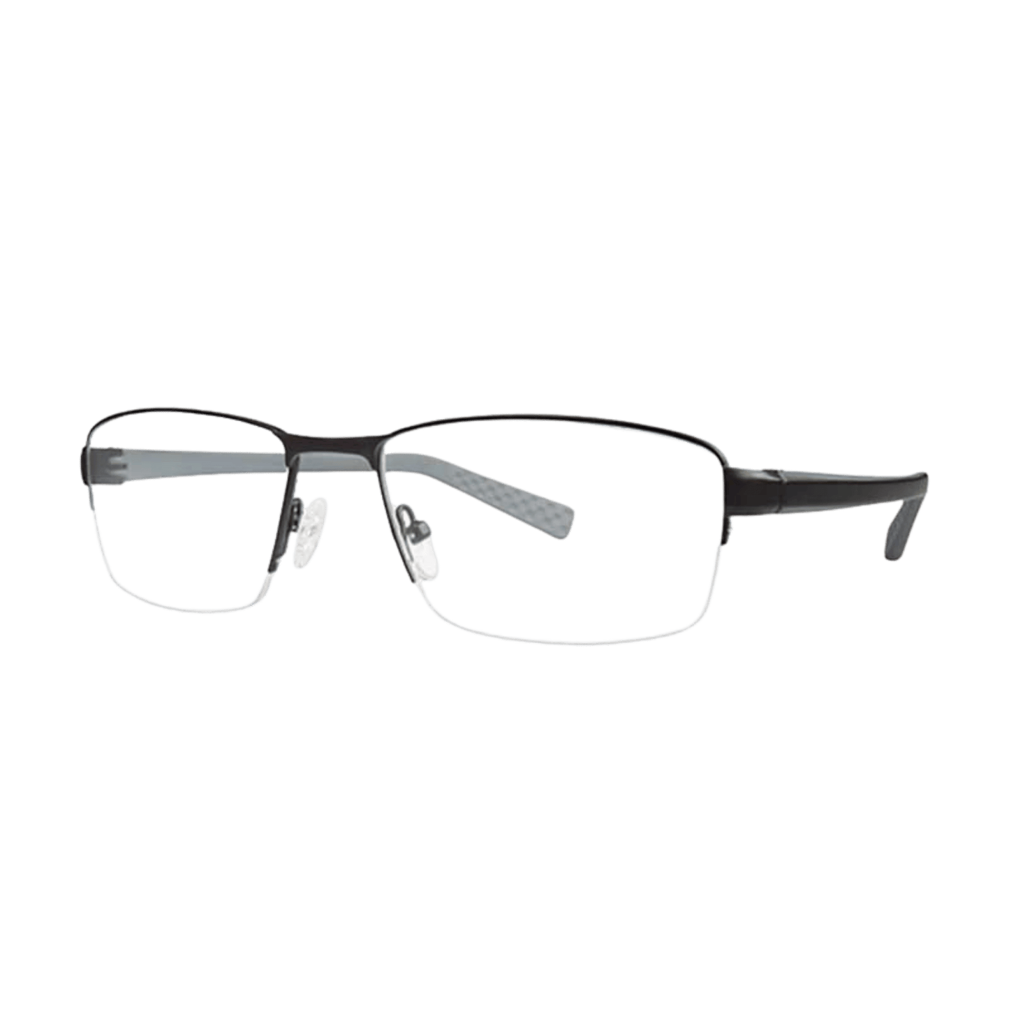 Thin metal frame in double black 