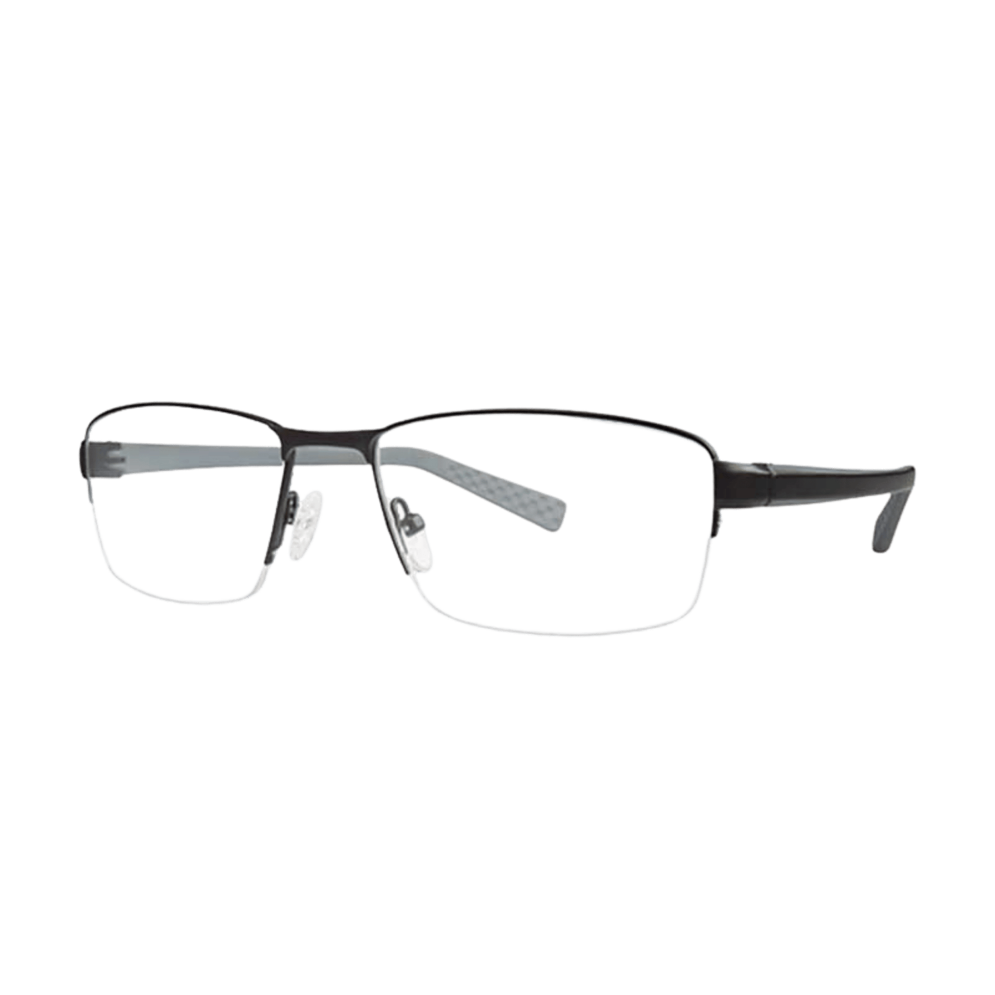 Thin metal frame in double black 