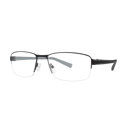 Thin metal frame in double black 
