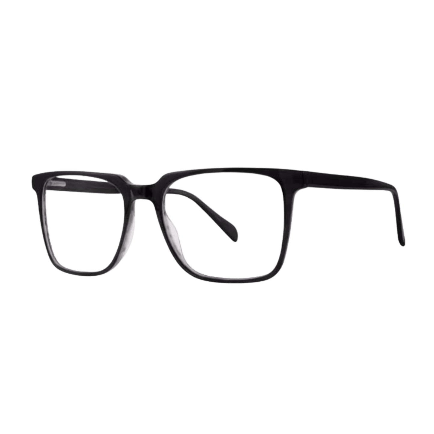 Big frame smoke gray eyeglasses