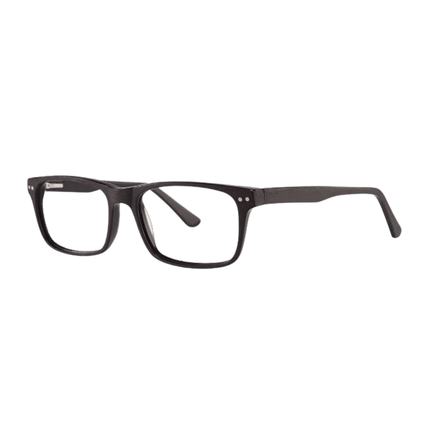 Black thick eyeglasses