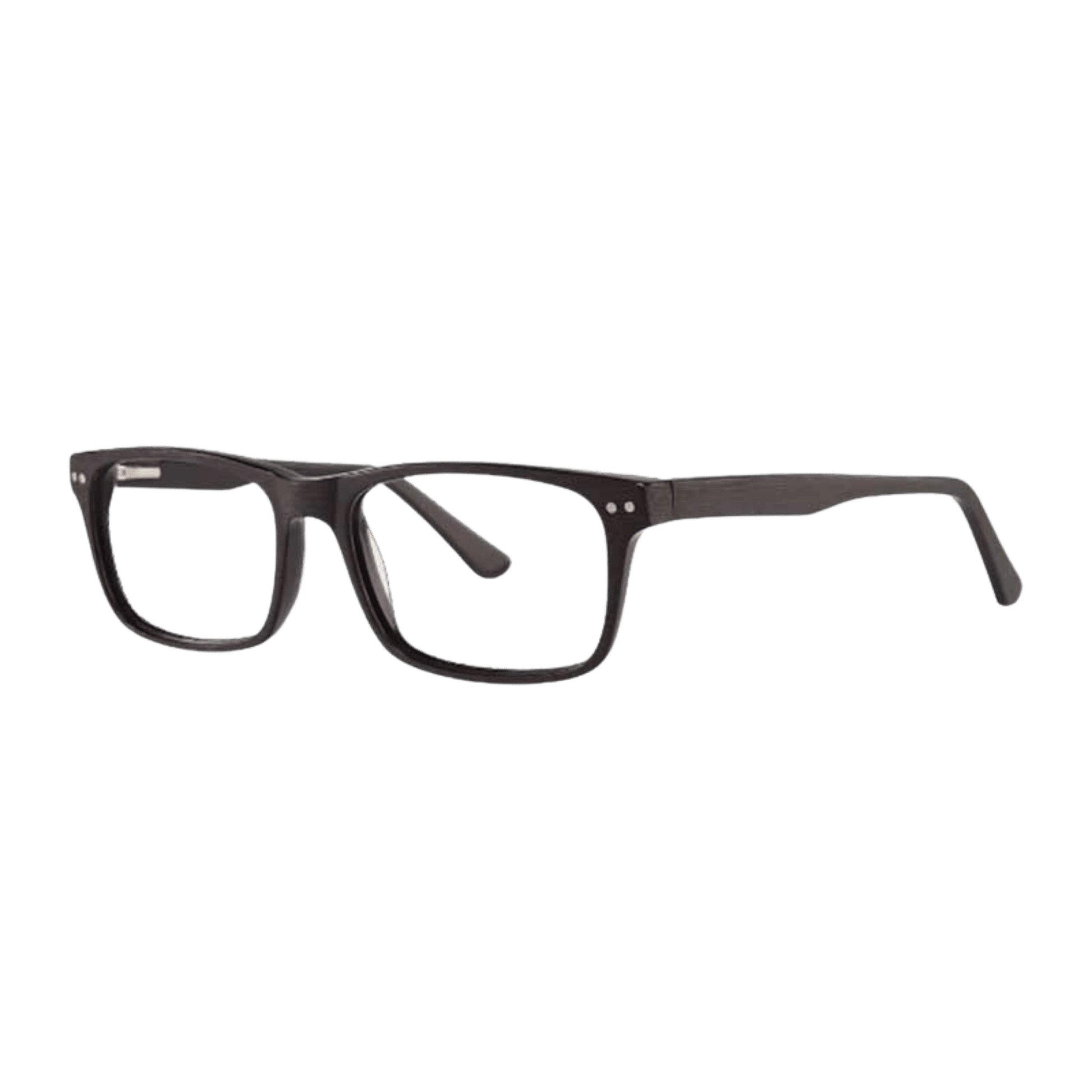 Black thick eyeglasses