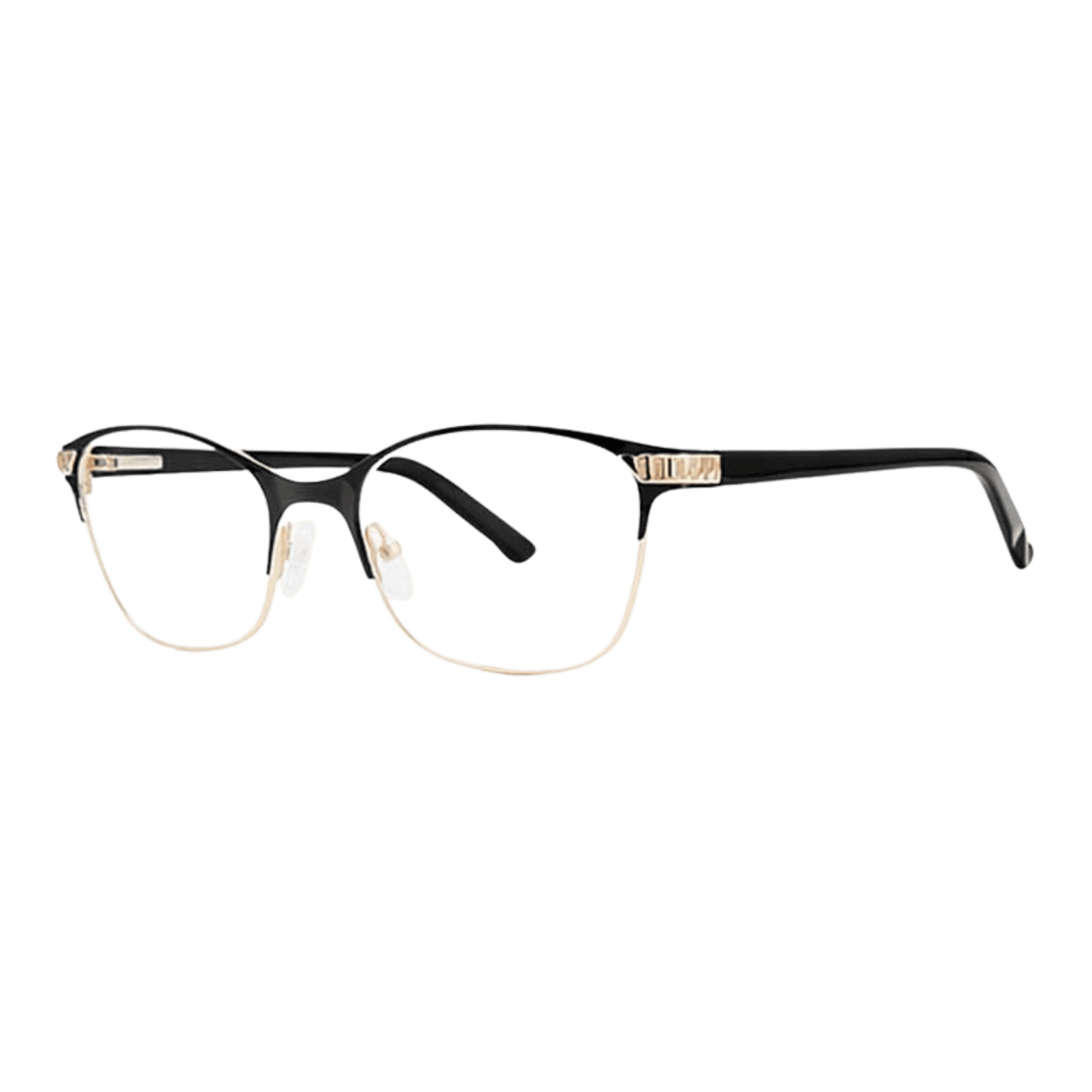 luxury steel frame black gold 
