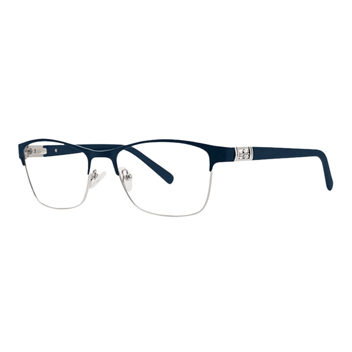 luxury stainless steel frame navy silver