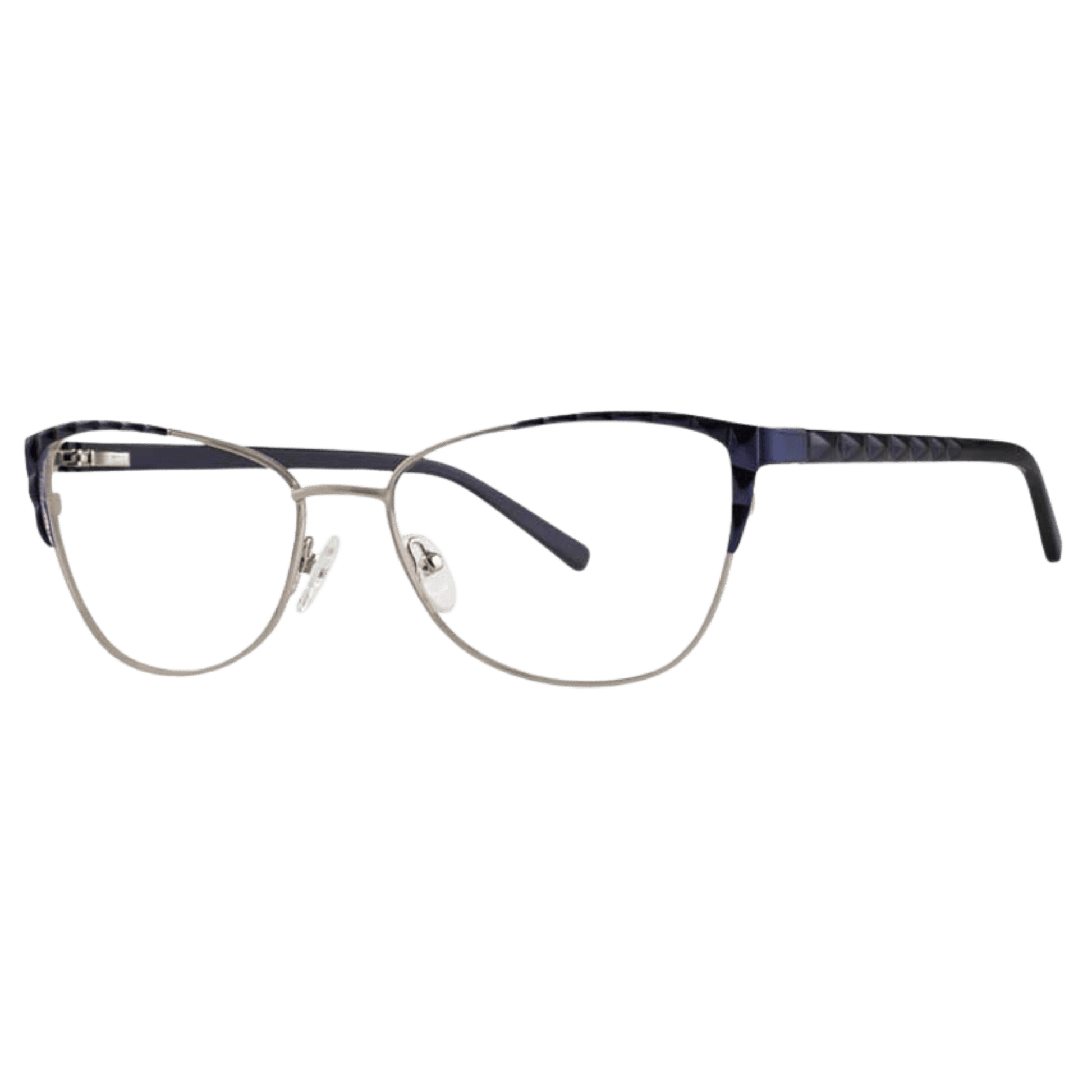 navy sil stainless steel frame