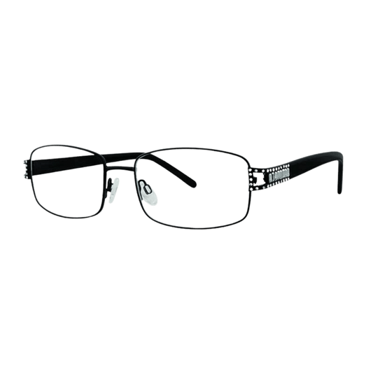 sleek metal rectangular frames black