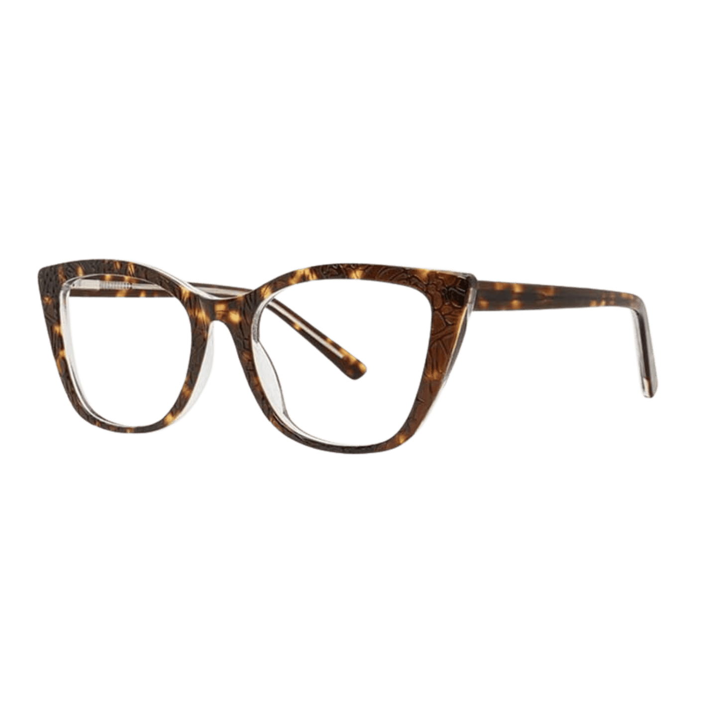  cat-eye frame tortoise