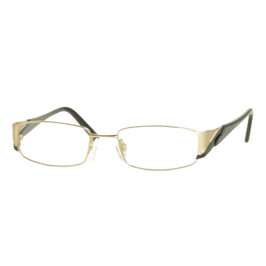 metal designer frame gold