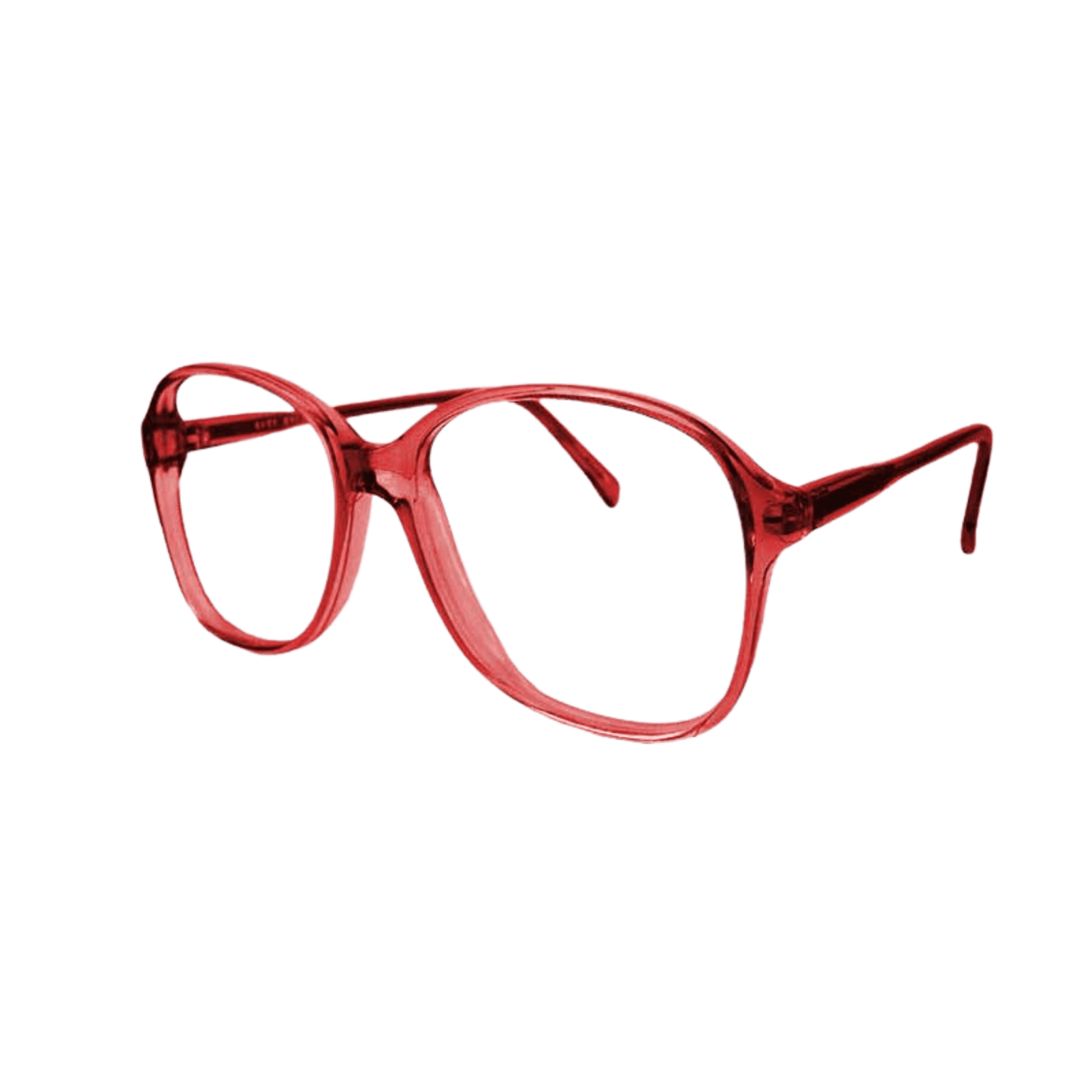 vintage oversized red frame